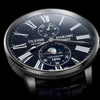 Ulysse Nardin Marine Torpilleur Moonphase Aventurine limited edition