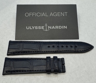 Ulysse Nardin alligator strap for Torpilleur
