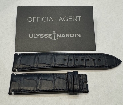 Ulysse Nardin alligator strap for Torpilleur