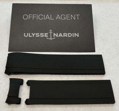 Ulysse Nardin rubber strap for ref. 1183-310