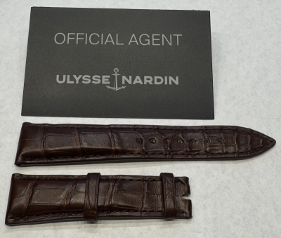 Ulysse Nardin alligator strap for ref. 8156-111