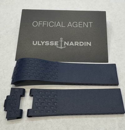 Ulysse Nardin rubber strap for ref. 353-68LE