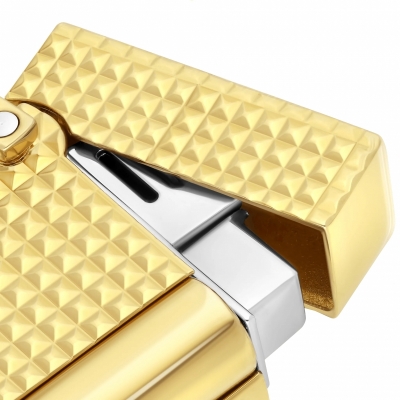S.T. Dupont Necklace Diamond Head lighter golden 