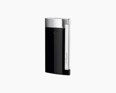 S.T. Dupont Slim 7 black & chrome finish lighter