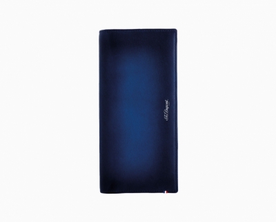 S.T. Dupont Atelier long wallet blue & black