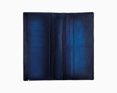 S.T. Dupont Atelier long wallet blue & black