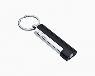 S.T. Dupont Maxijet black and chrome cigar punch cutter