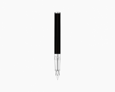 S.T. Dupont D-Initial fountain pen black chrome