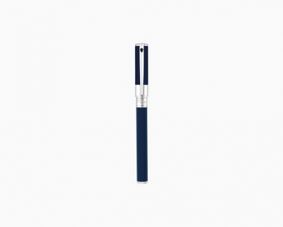 S.T. Dupont D-Initial rollerball pen blue chrome