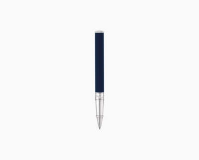 S.T. Dupont D-Initial rollerball pen blue chrome