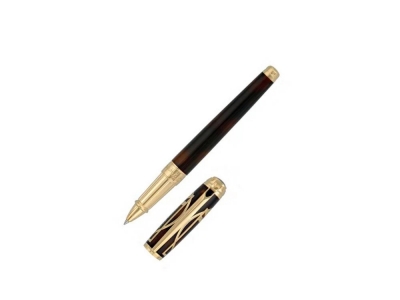 S.T. Dupont Line D Rollerball Prestige Brown Vitruvian Man