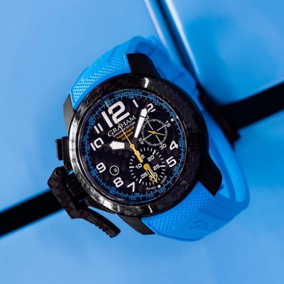 Graham CHRONOFIGHTER SUPERLIGHT CARBON (BLUE)