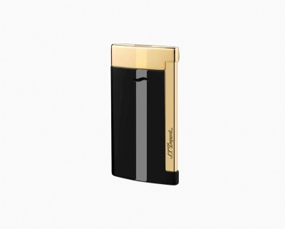 S.T. Dupont Slim 7 black & golden finish lighter
