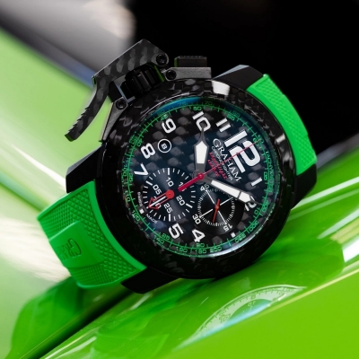 Graham CHRONOFIGHTER SUPERLIGHT CARBON (GREEN)