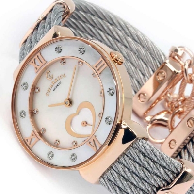 ST-TROPEZ HEART WATCH 30MM