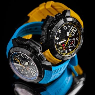 Graham CHRONOFIGHTER SUPERLIGHT CARBON (BLUE)
