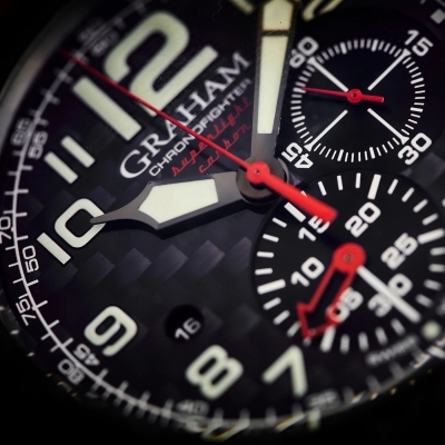 Graham CHRONOFIGHTER SUPERLIGHT CARBON (RED)
