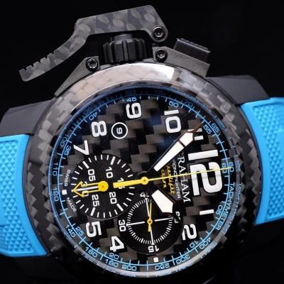 Graham CHRONOFIGHTER SUPERLIGHT CARBON (BLUE)