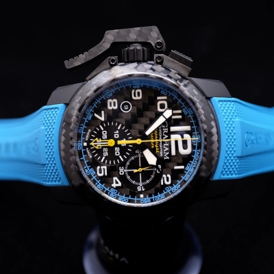 Graham CHRONOFIGHTER SUPERLIGHT CARBON (BLUE)