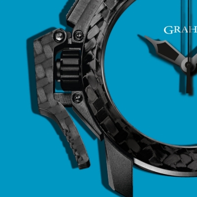Graham CHRONOFIGHTER SUPERLIGHT CARBON (BLUE)