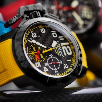 Graham CHRONOFIGHTER SUPERLIGHT CARBON (YELLOW) 
