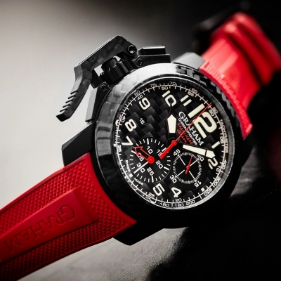 Graham CHRONOFIGHTER SUPERLIGHT CARBON (RED)