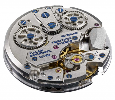Vulcain 50's President Cricket Silver guilloch� dial 42mm