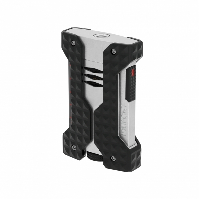 S.T. Dupont Windproof silver brushed lighter