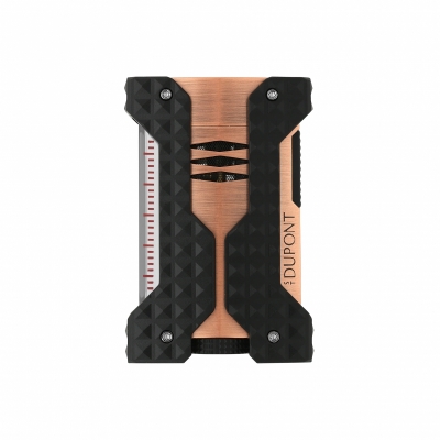 S.T. Dupont Windproof brushed lighter copper