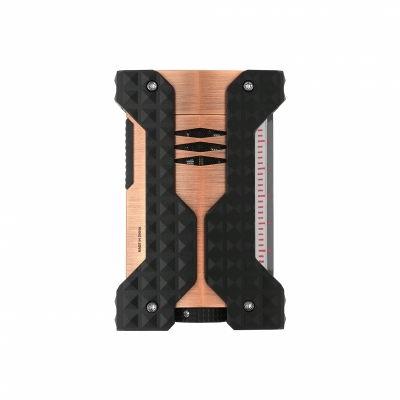 S.T. Dupont Windproof brushed lighter copper