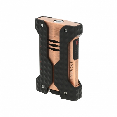S.T. Dupont Windproof brushed lighter copper
