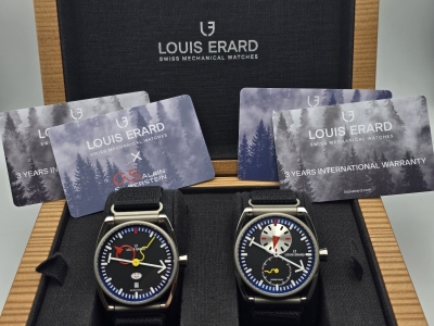 Le Diptyque Louis Erard x Alain Silberstein