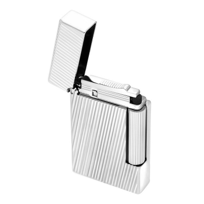 S.T. Dupont Initial Diagonal Silver